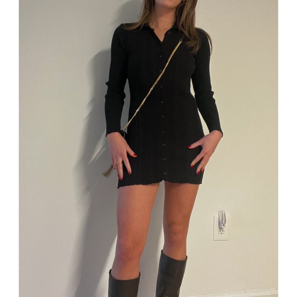 Style Addict Collared Shirt Dress